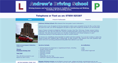 Desktop Screenshot of andrewsdrivingschool.net